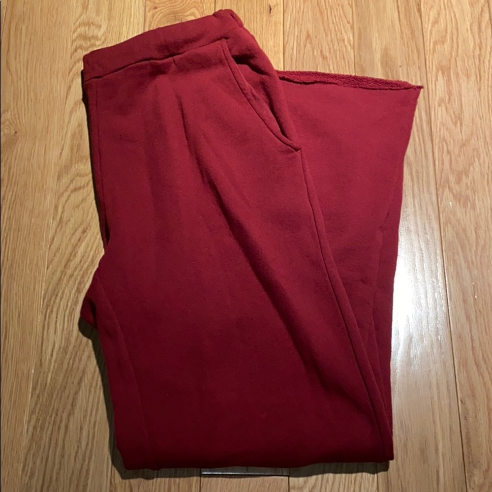 Something Navy Wide Leg Sweatpants